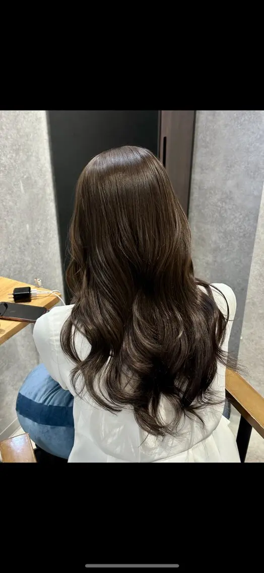 セミロング ヘアカラー トリートメント yuu/髪質改善 カラー🌛のヘアスタイル