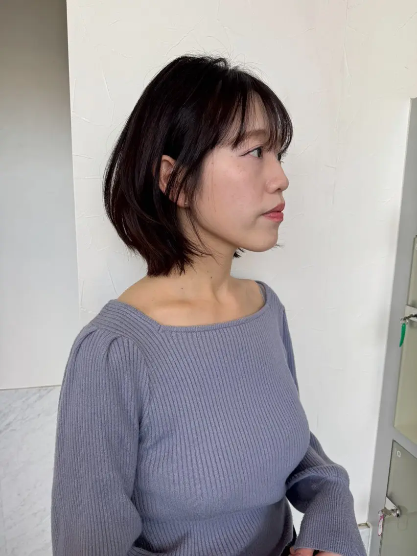 ミディアム カラー ブラウンカラー 韓国風ヘア レイヤーカット 🫧ヒシダアキ taboo.i🫧のヘアスタイル