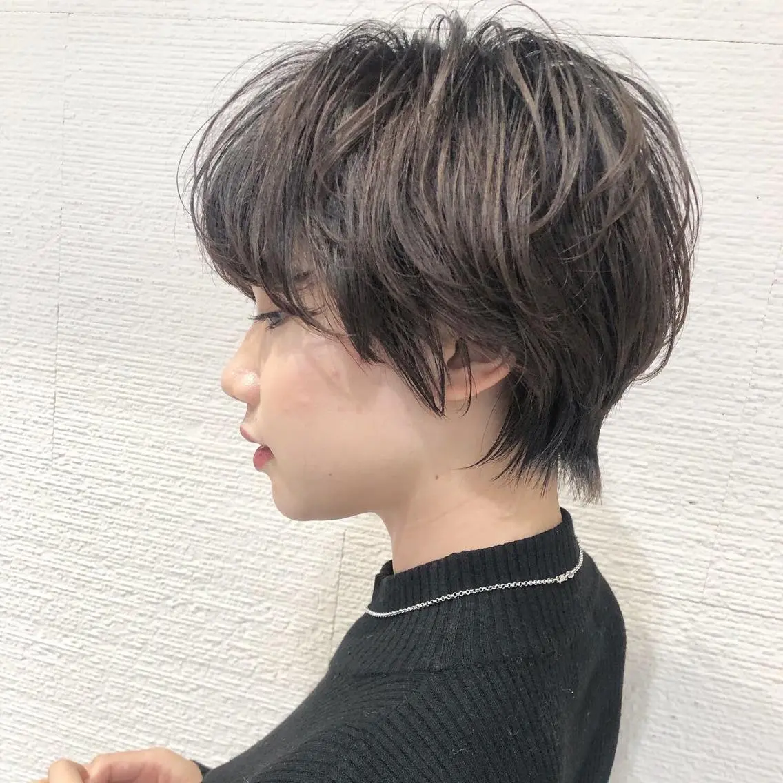 ショート パーマ 似合わせカット/ レイヤーカット/新谷のヘアスタイル