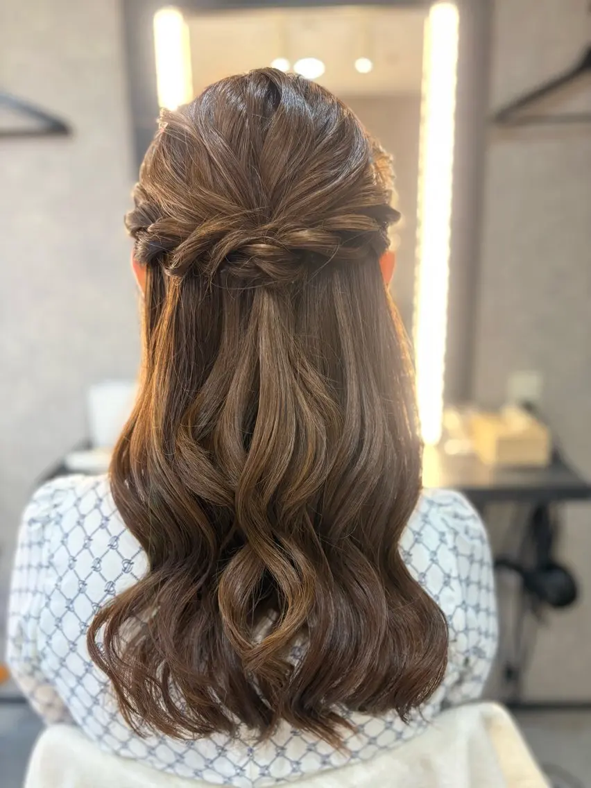 ロング ヘアセット ヘアメイク スーのヘアスタイル