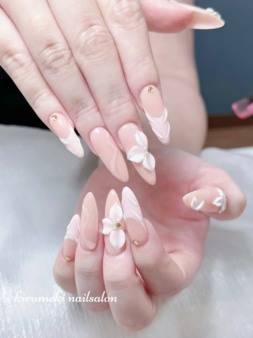 ロング ハンドネイル kirameki nail salonのネイルデザイン