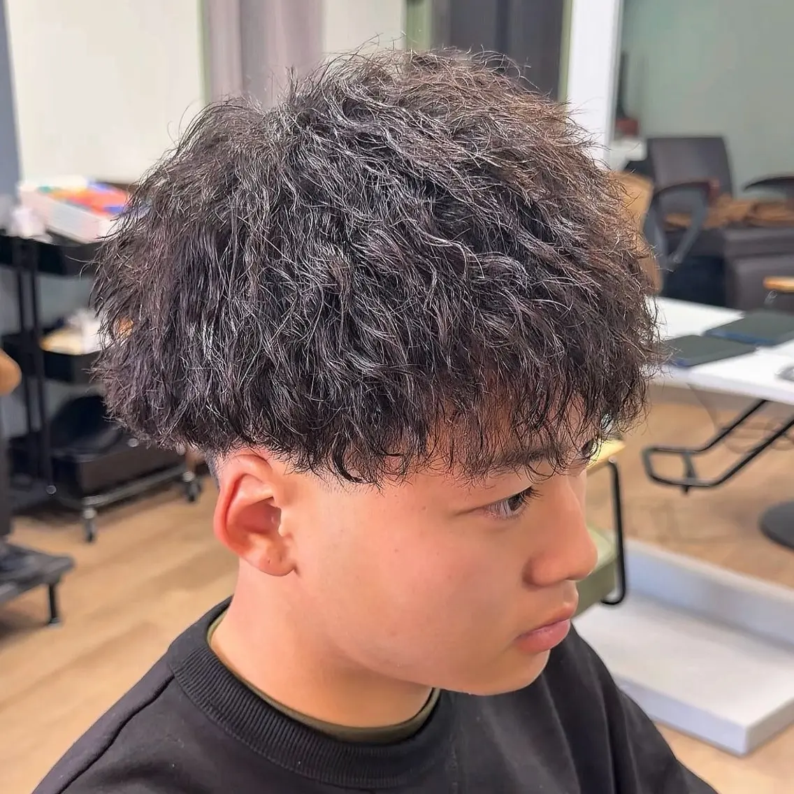 パーマ メンズ メンズパーマ ツイストスパイラルパーマ スパイラルパーマ カット パーマ メンズパーマ/メンズ カット/たばたよしきのヘアスタイル