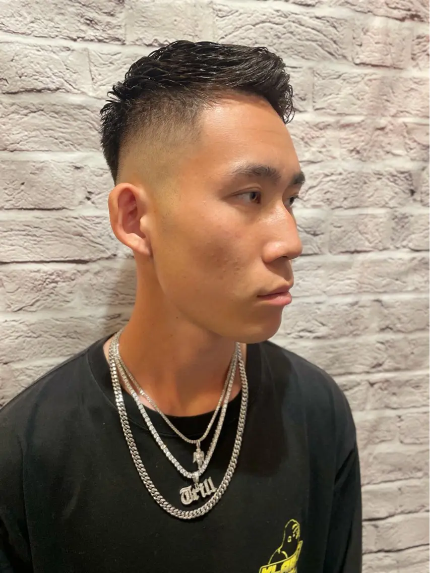 ショート メンズ 新崎 彩翔のヘアスタイル