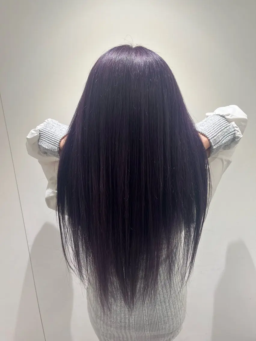 ロング 菊池 純香のヘアスタイル