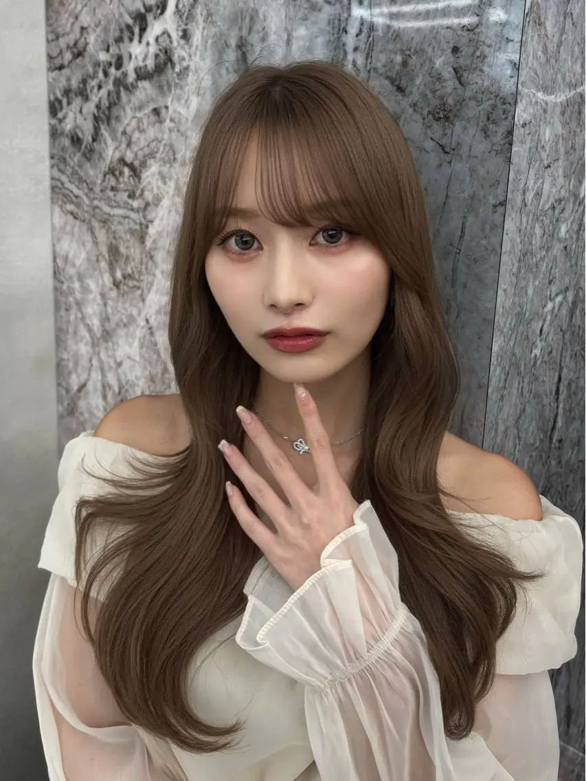 🤎韓国艶髪カラー🤎+1Stepトリートメント。(平日限定)/池袋の写真