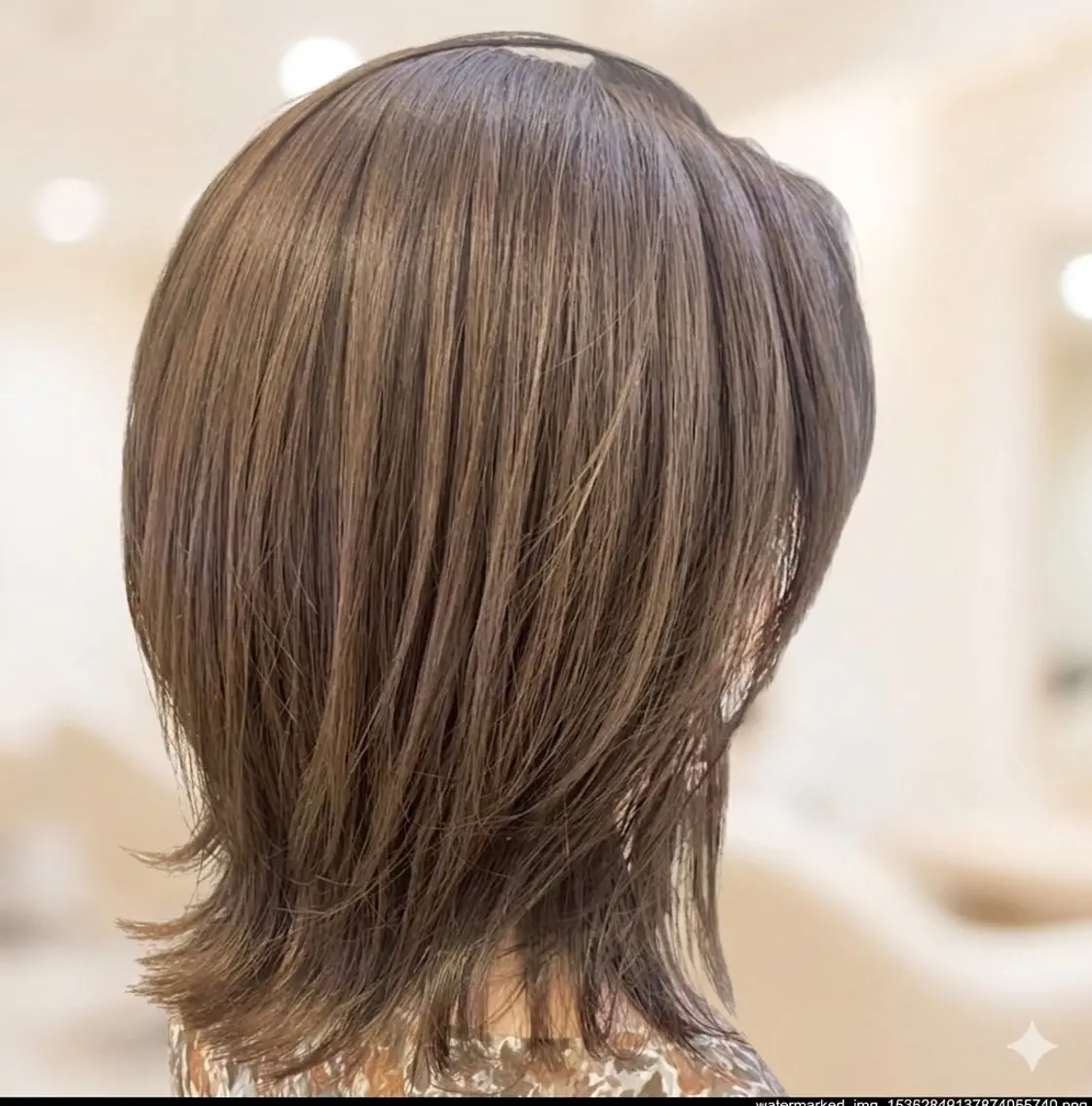 ミディアム カラー カット ヘアカラー トリートメント 縮毛矯正/髪質改善/ 艶髪ササキナツミのヘアスタイル