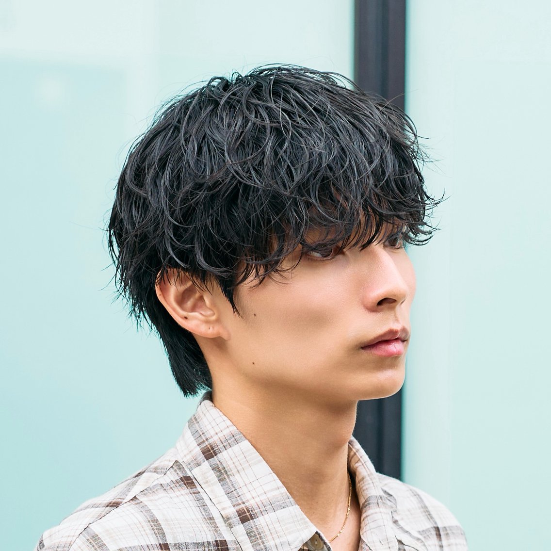 【✨初パーマにもおすすめ✨】 骨格に合わせたメンズカット+シャドウパーマ+トリートメントの写真