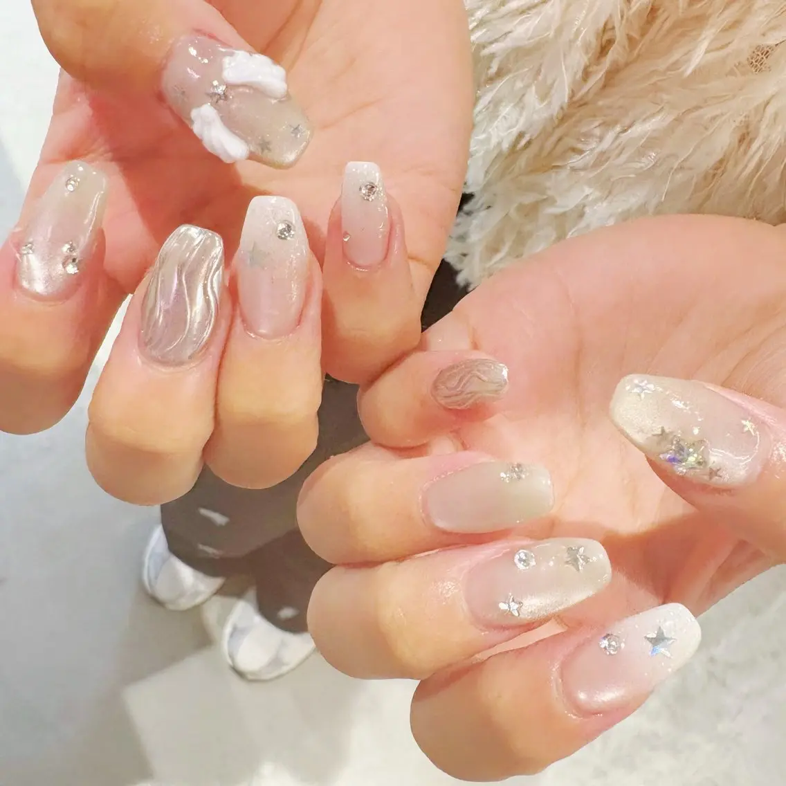ネイル 持ち込み Ayu ‪ꕤ︎︎｡°⋆のネイルデザイン