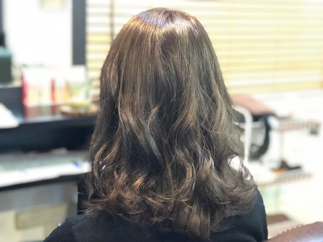 ミディアム カラー 増山 大起のヘアスタイル