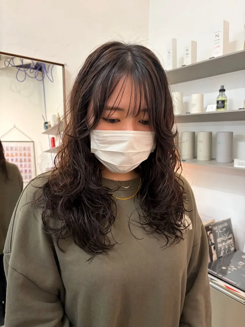 パーマ デジタルパーマ パーマ HITOMI 福岡パーマのヘアスタイル