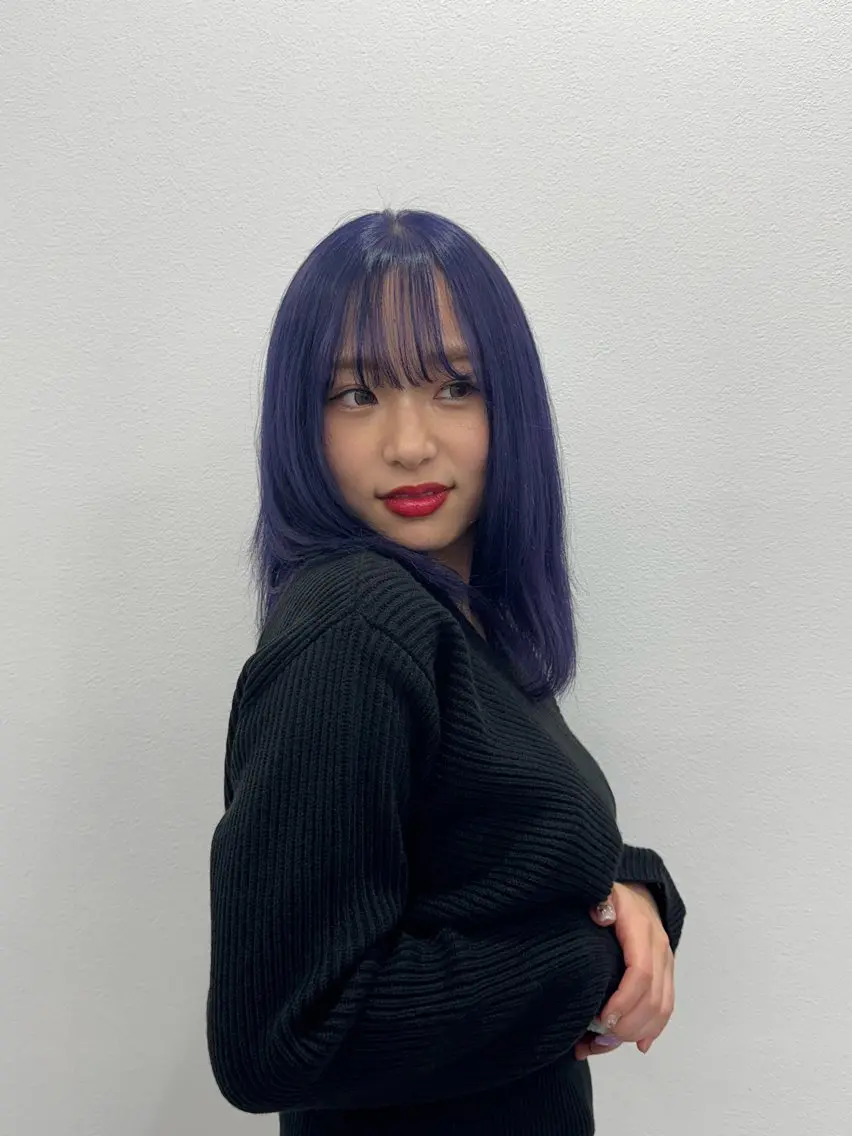 ミディアム カラー ヘアアレンジ 渋谷のブリーチカラー シェフ🧑🍳蓮のヘアスタイル