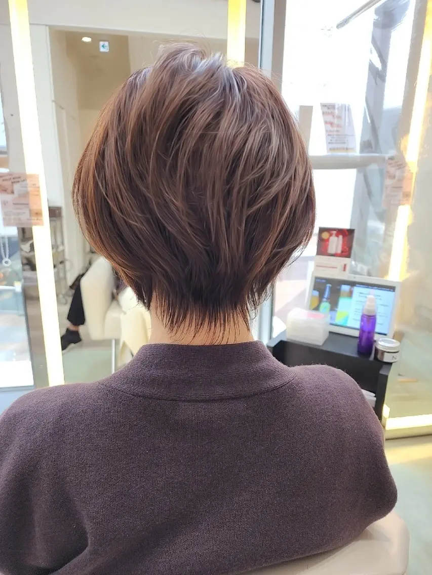 ショートカットの写真