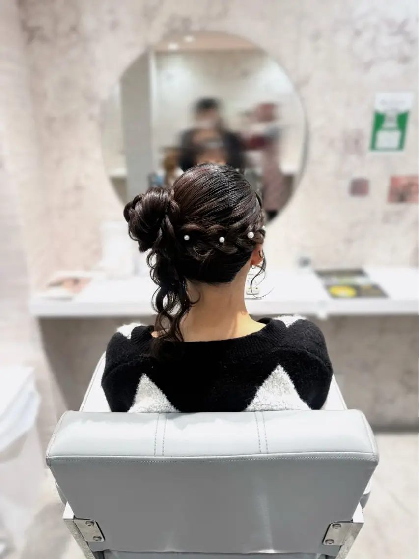 ロング ベルグローヘアセット 🤍まりこのヘアスタイル