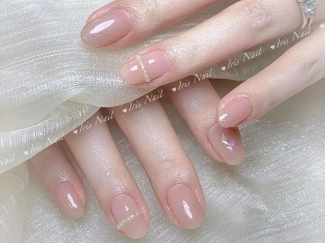 ネイル オフィスネイル シンプルネイル ハンドネイル ハンドケア 🍒IRIS Nail🌸のネイルデザイン