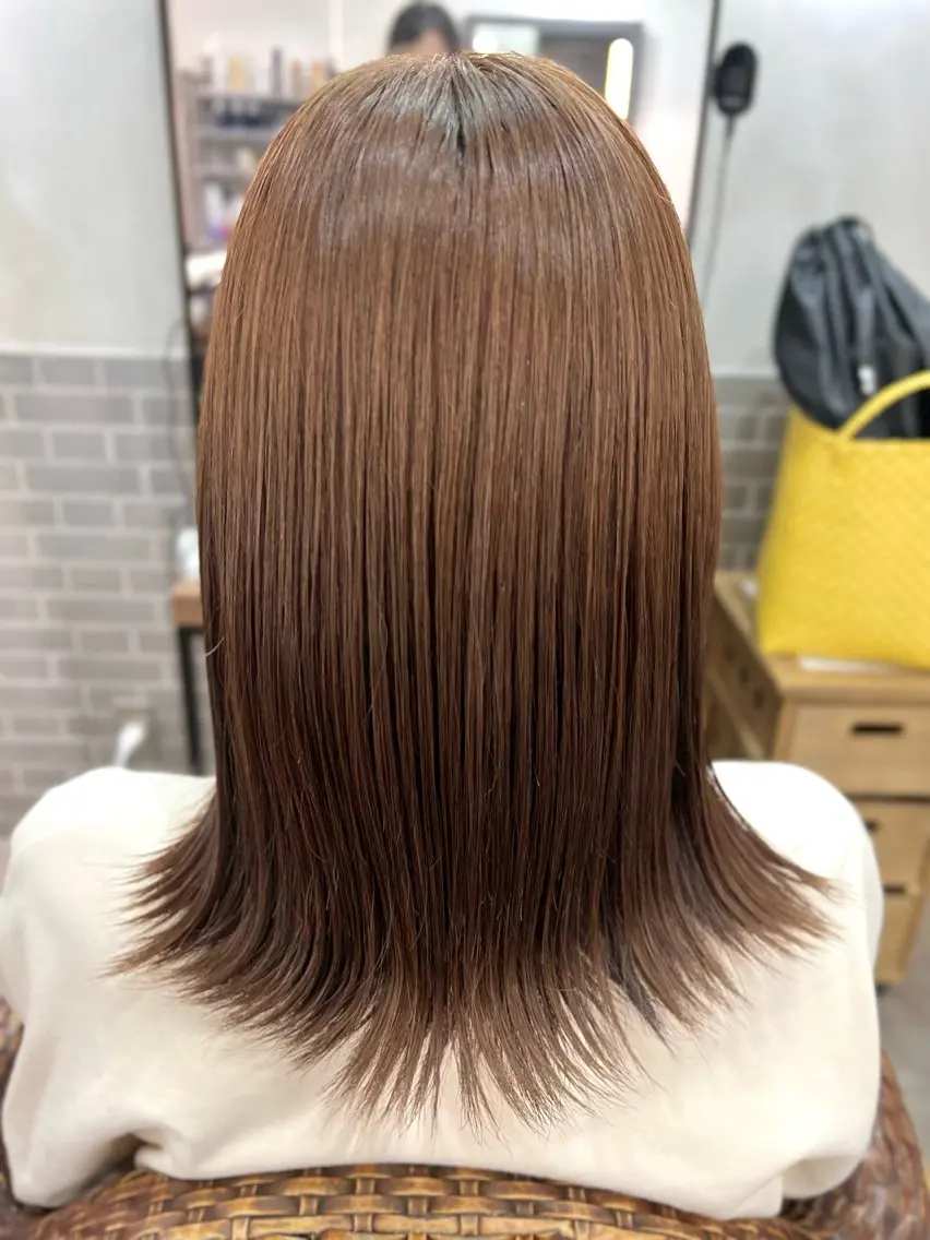 カラー ブリーチ ダブルカラー ブリーチなしカラー ヘアカラー ショート/ボブ manakaのヘアスタイル