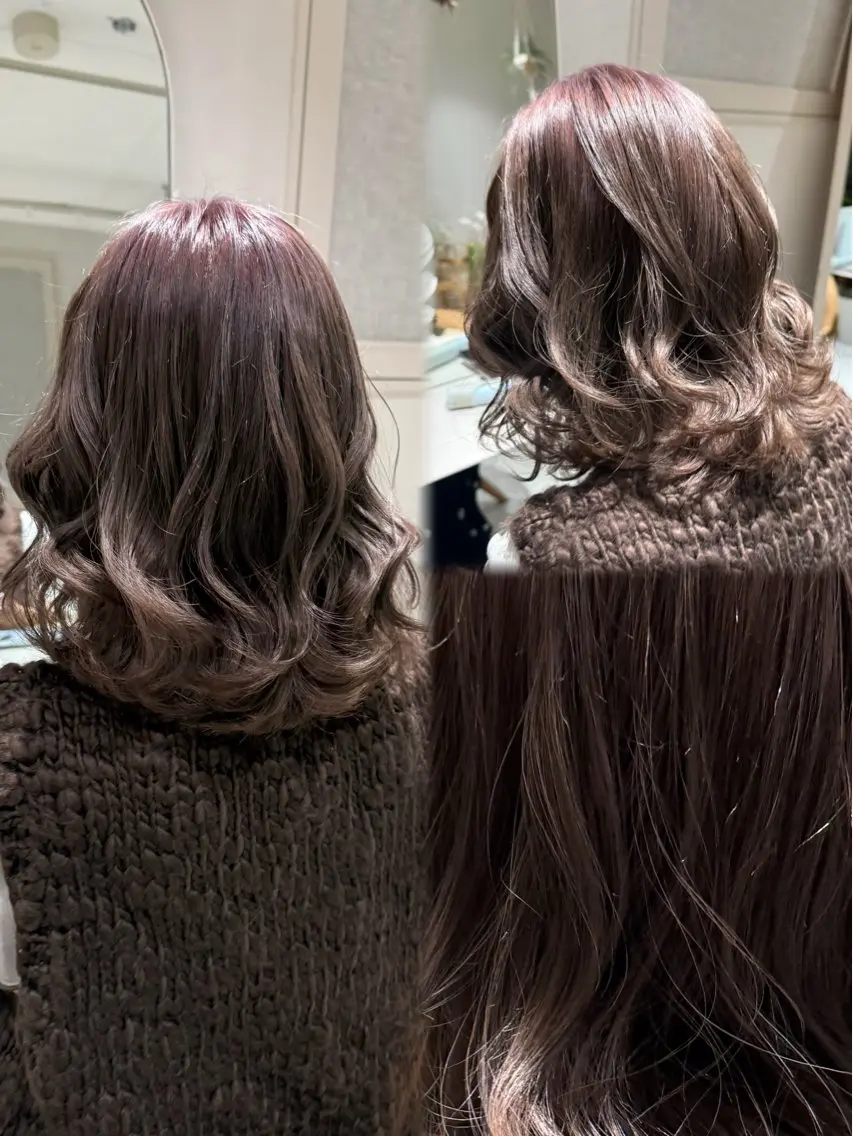 ミディアム カラー 暖色/透明感カラー 🌷荘司まゆり🌷のヘアスタイル