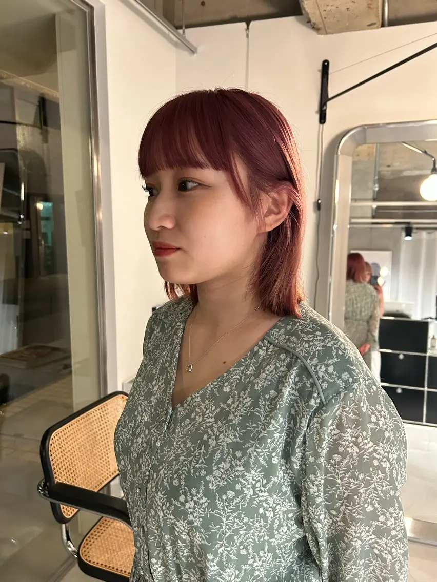 ミディアム kana shimizuのヘアスタイル