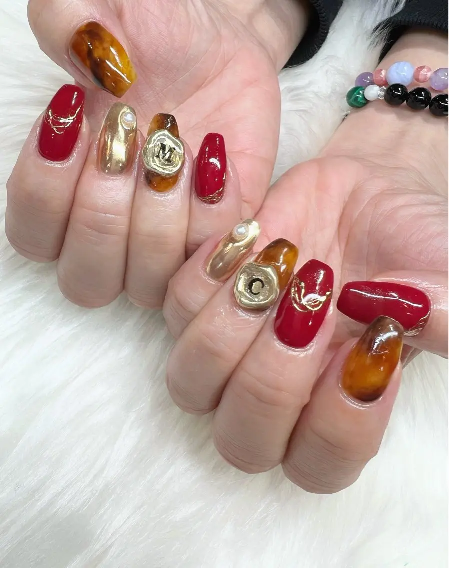 ネイル ハンドネイル glow_ nailのネイルデザイン