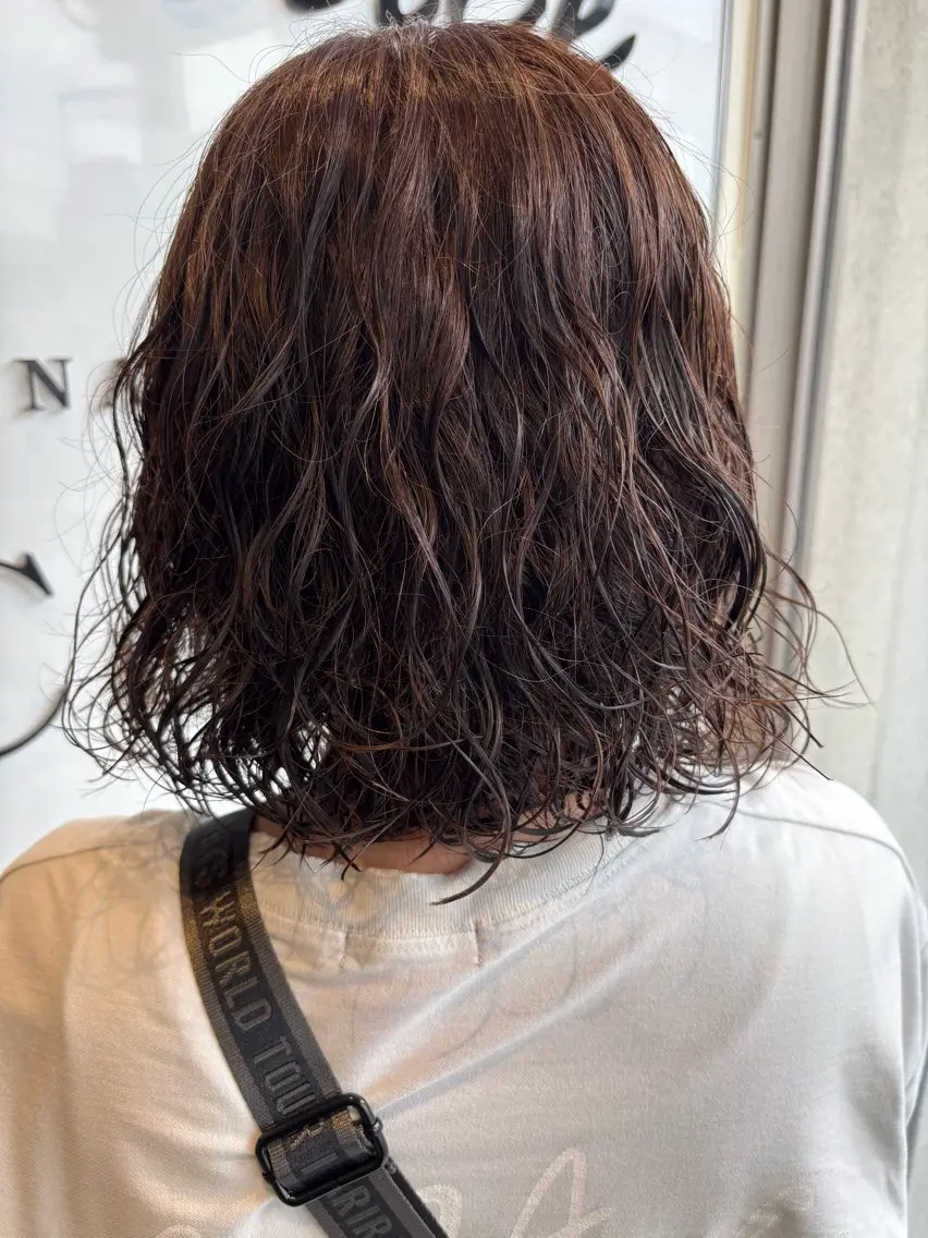ミディアム ミディアムパーマ 澤田 大翔のヘアスタイル