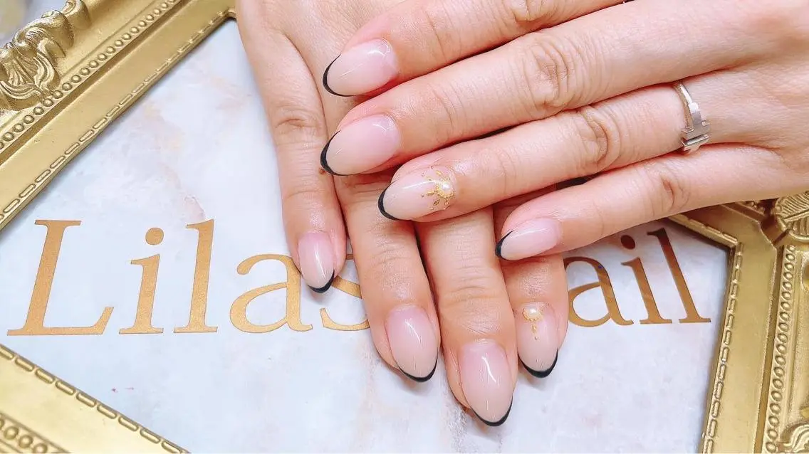 ネイル フレンチネイル ジェルネイル ハードジェル ロングネイル パステルネイル Lilas Nailのネイルデザイン