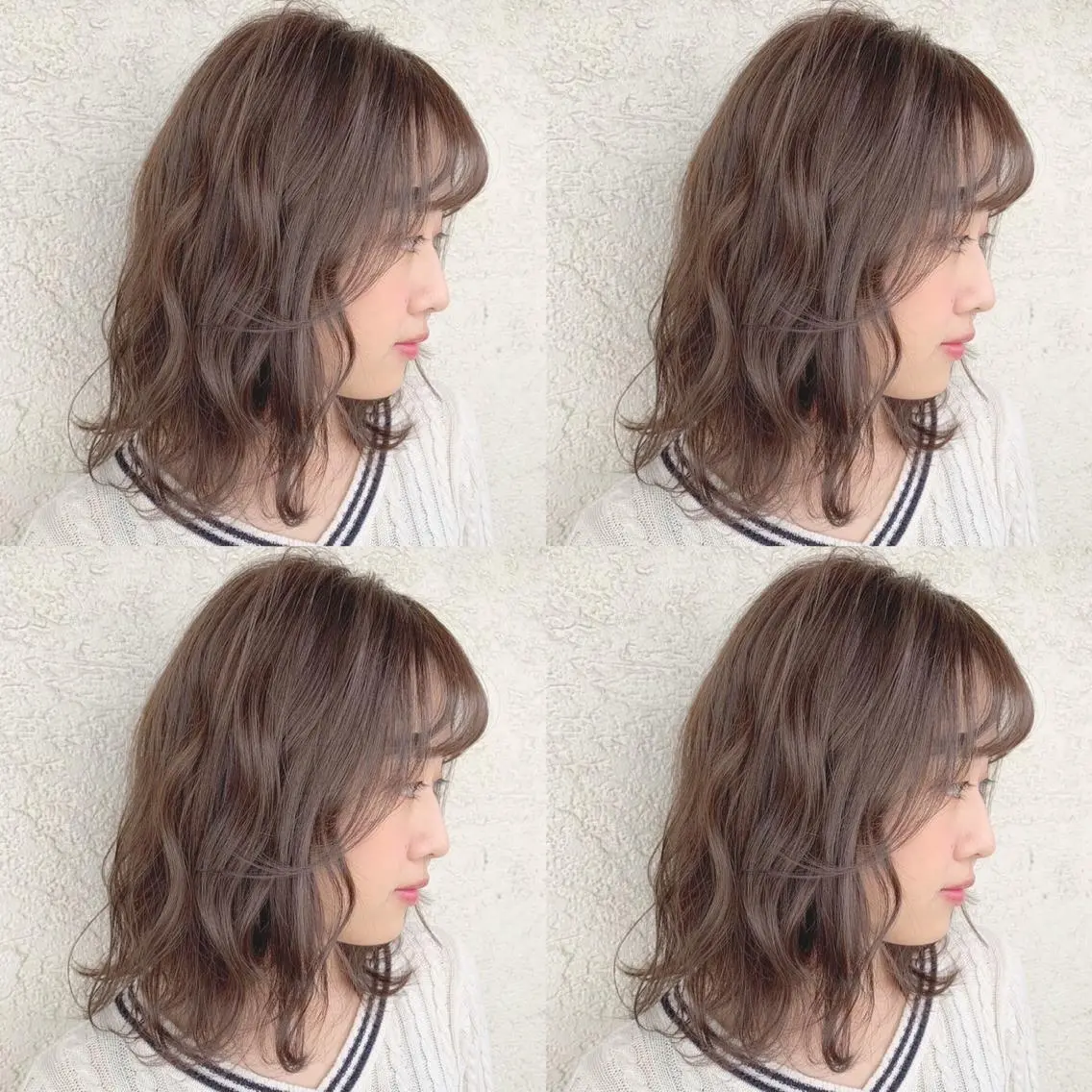セミロング カラー 艶髪・酸性ストレート フリツのヘアスタイル