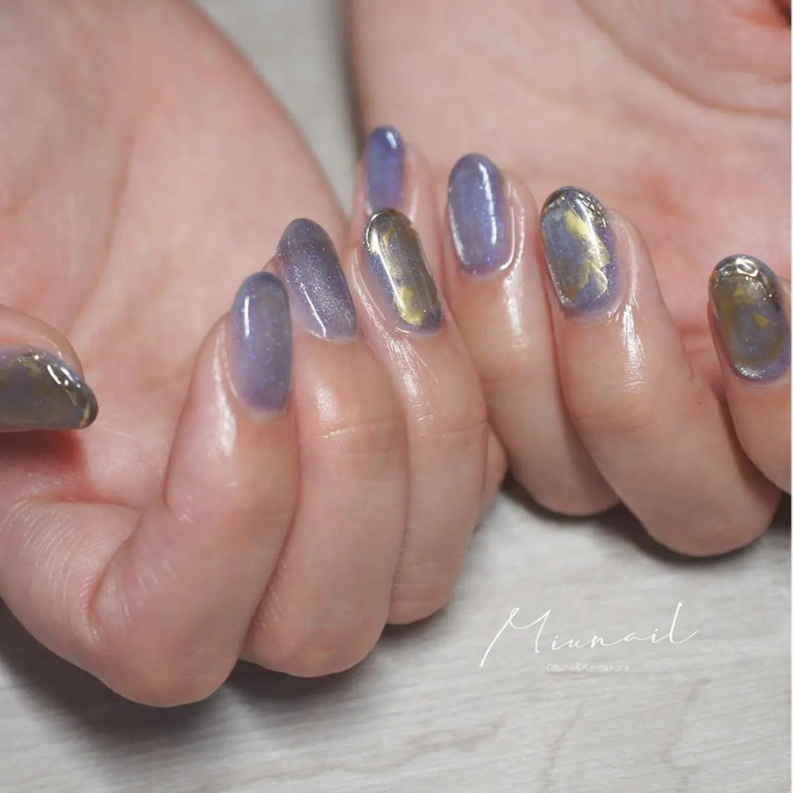 ネイル ニュアンスネイル シンプルネイル MIU  nailのネイルデザイン