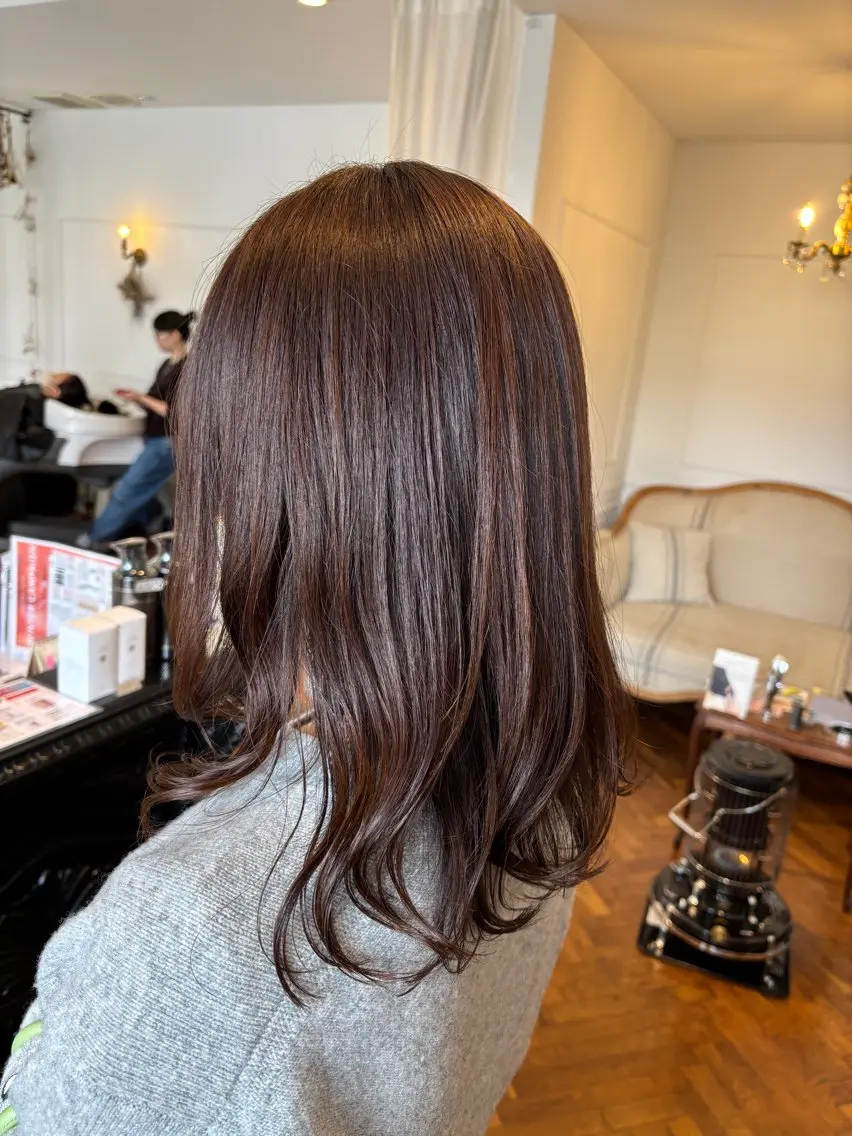 カット+カラー+トリートメント(マーブ、前処理トリートメント付)の写真
