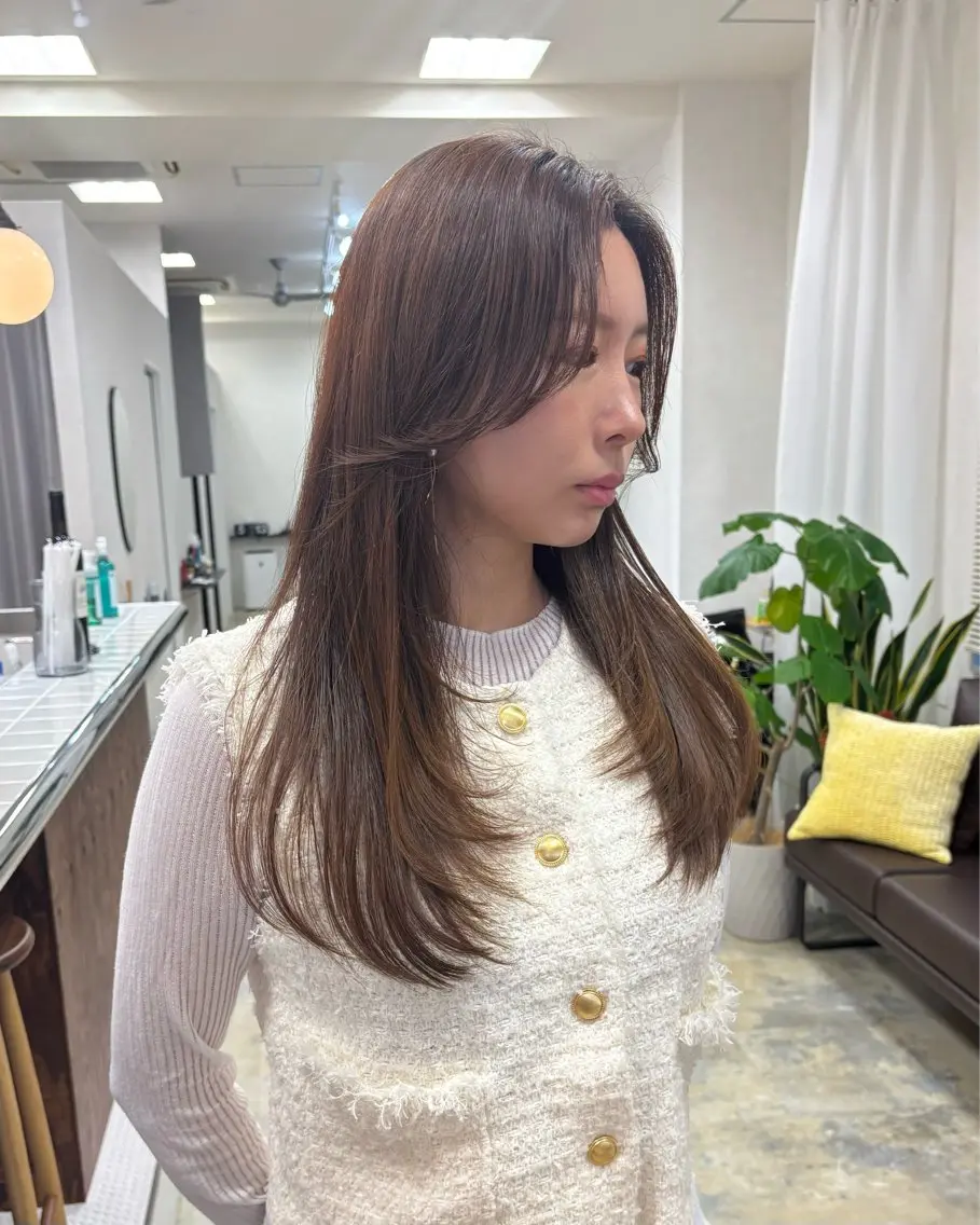 ロング レイヤーカット/ 貫井威努のヘアスタイル