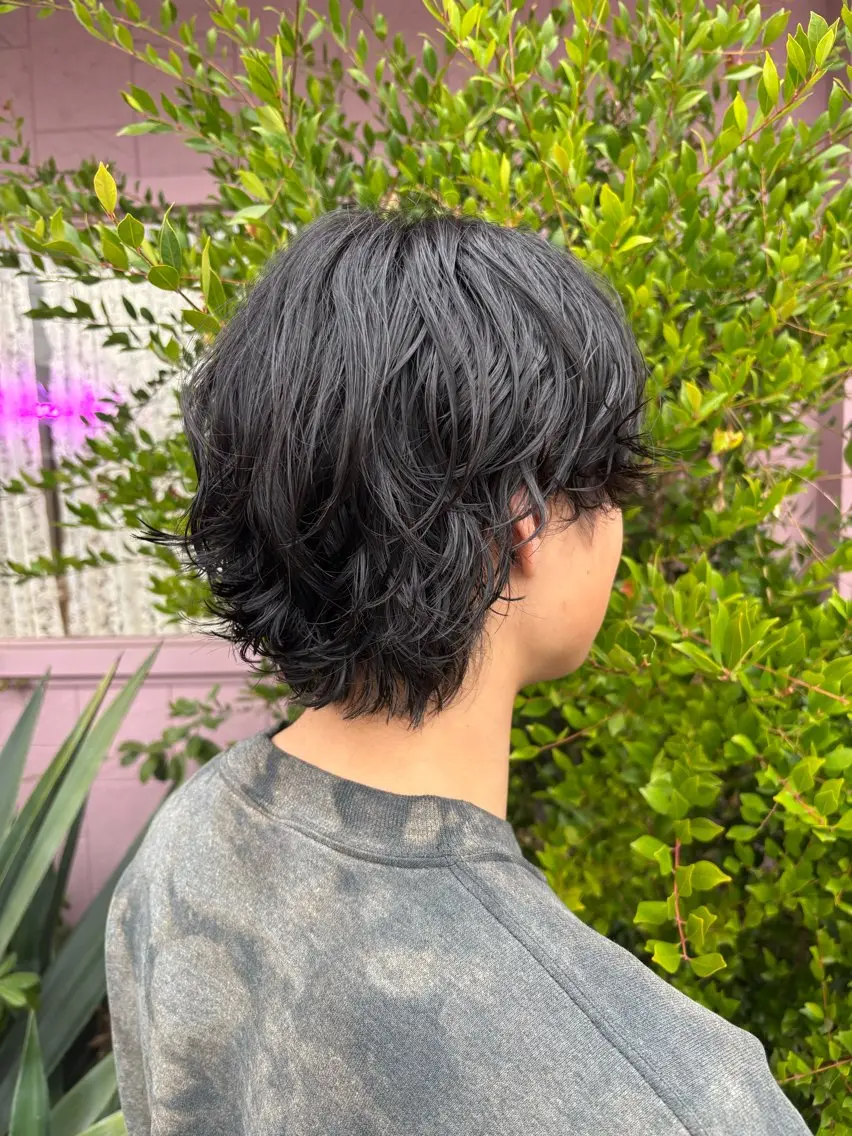 🌿🏁メンズ限定🏁🌿【トレンドパーマ】+【メンズカット】の写真