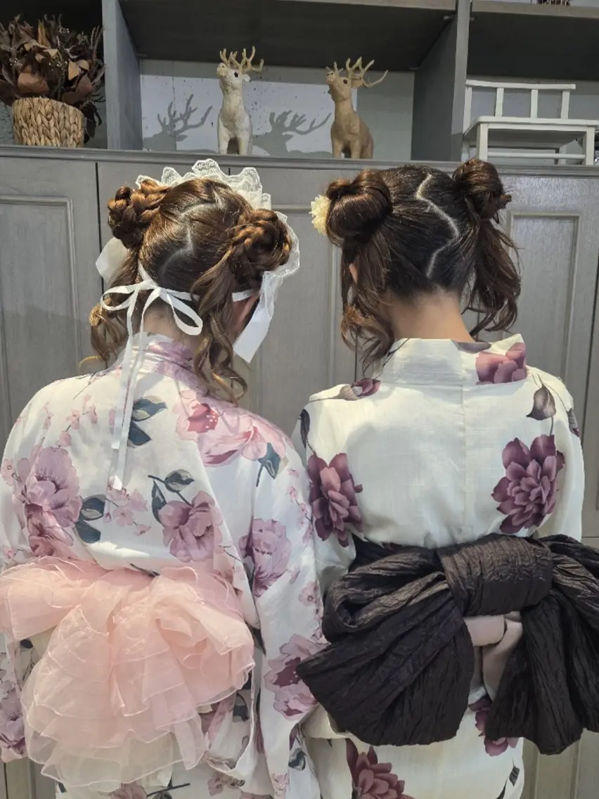 ロング ヘアセット アズ🫧マツエク/ダ メージレスカラー🌟のマツエク・マツパデザイン