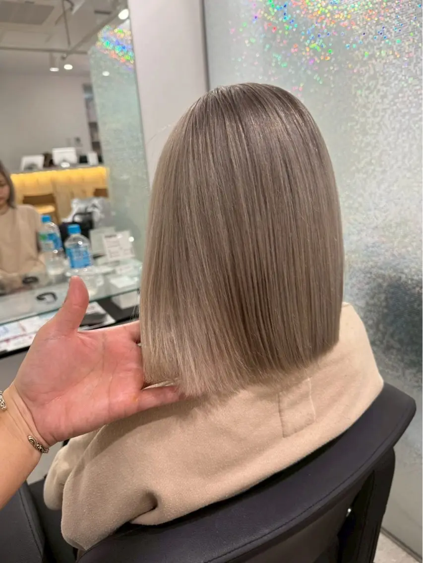 ショート カラー 透明感カラー /艶髪️♡saya♡のヘアスタイル