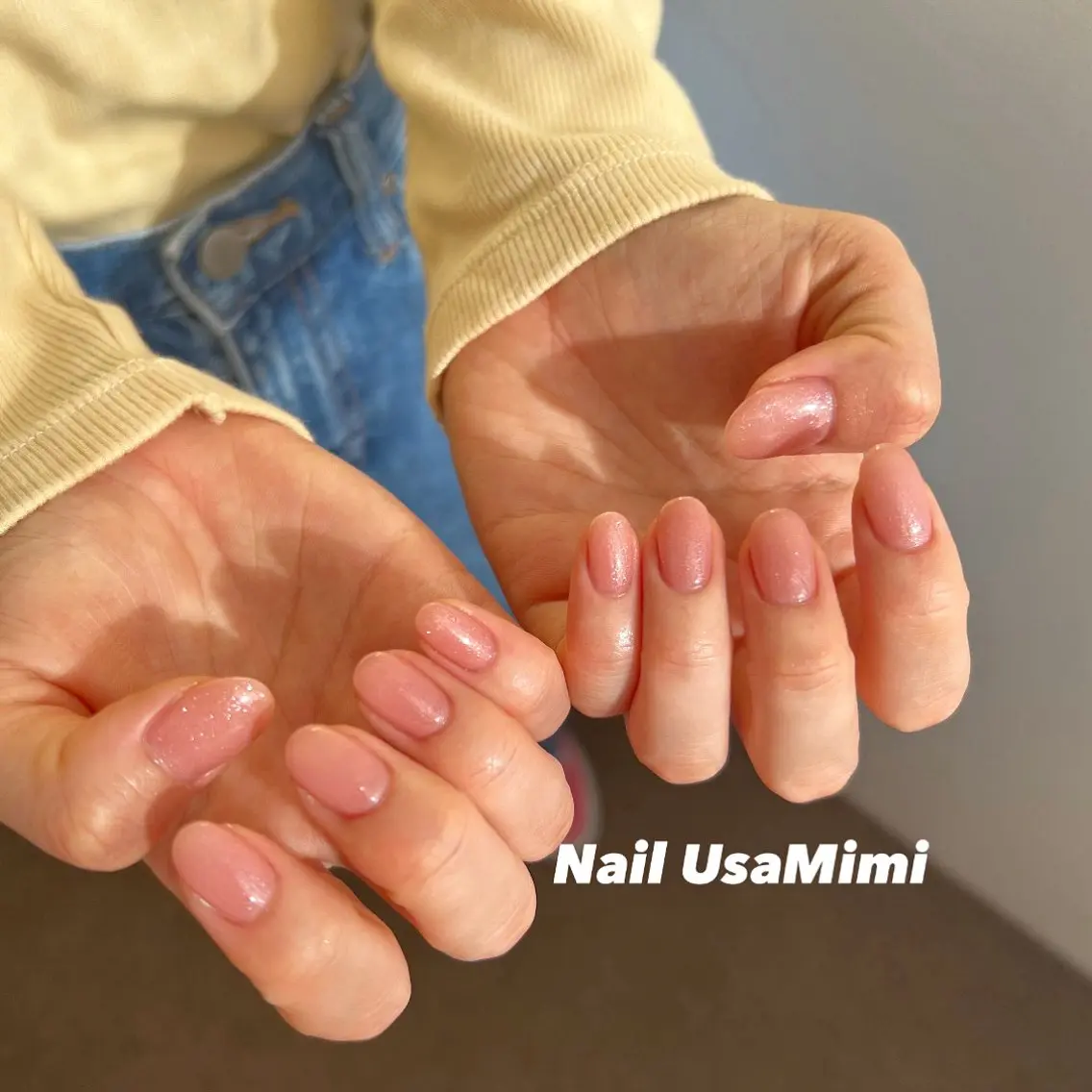 ネイル ジェルネイル 韓国ネイル マグネットネイル 持ち込み ワンカラーネイル 本町NailUsa Mimi RIKOのネイルデザイン