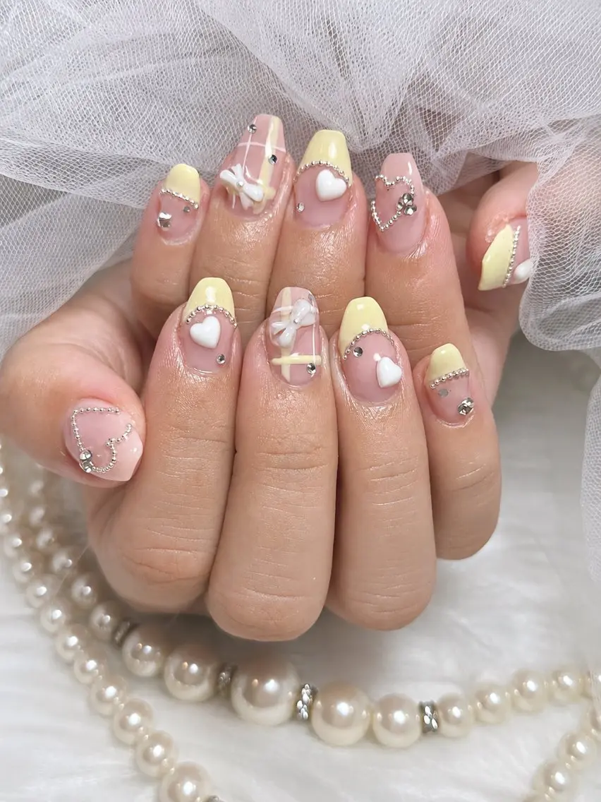 ショート ハンドネイル Conjunim MAMI🎀✨のネイルデザイン