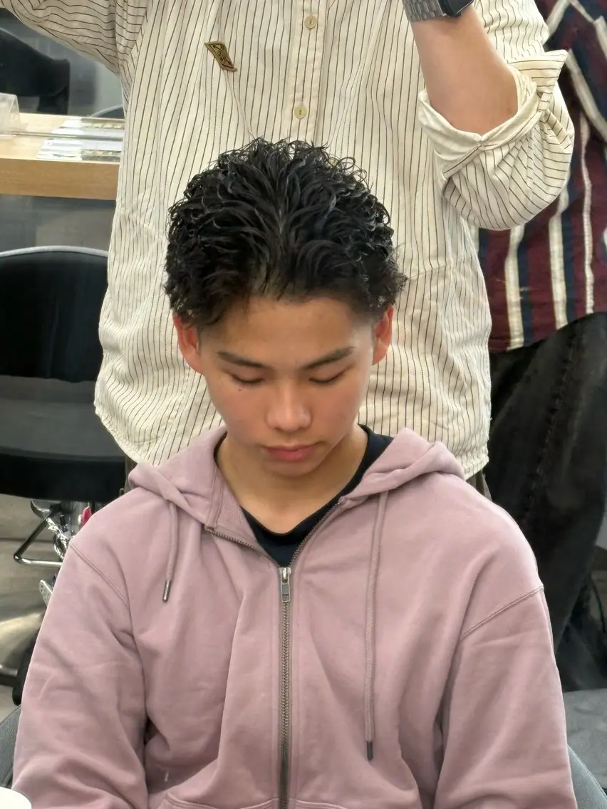 今が旬！メンズカット×ラルフカール🇺🇸ミニモ学割の写真