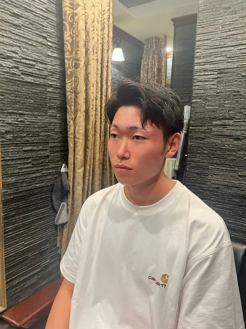 ミディアム メンズ 長野 風人のヘアスタイル