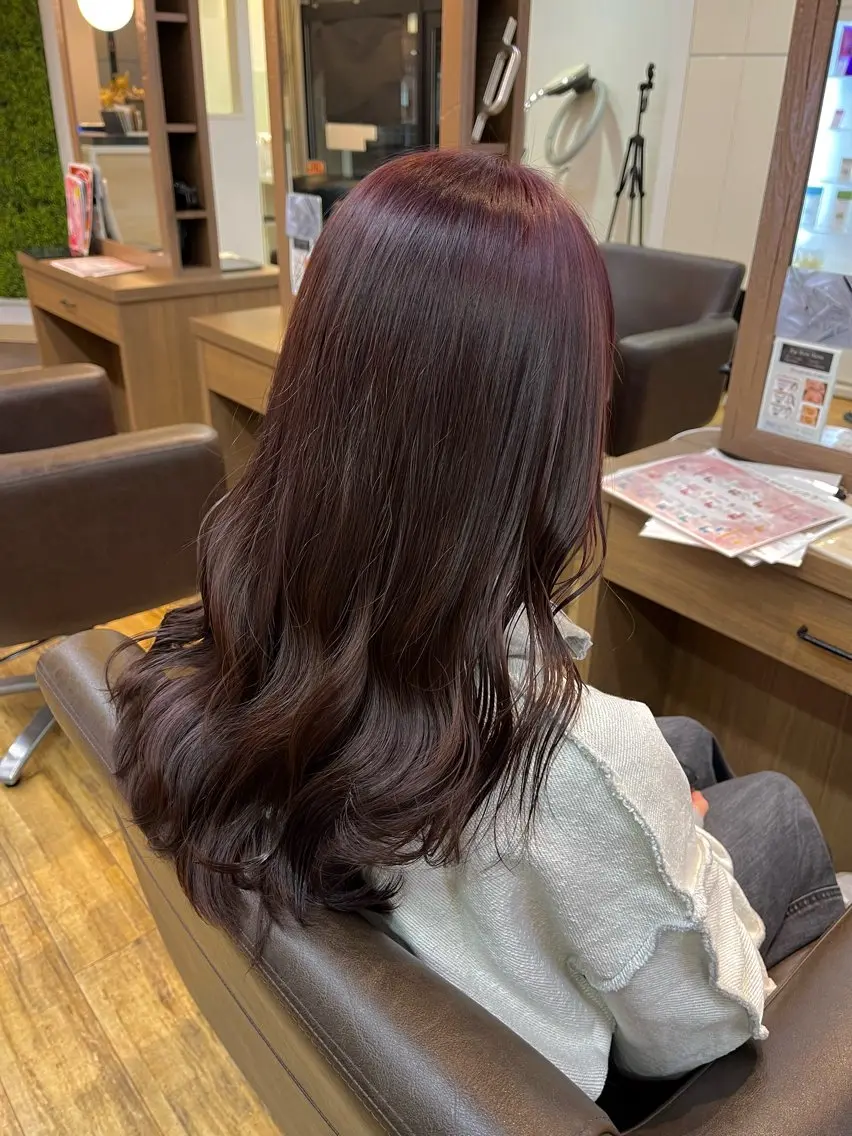 ロング ヘアカラー 鬼松沙弥 ❤︎メンズパーマのヘアスタイル