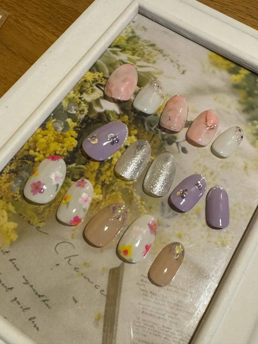 ネイル 春ネイル Nuae MIKIのネイルデザイン