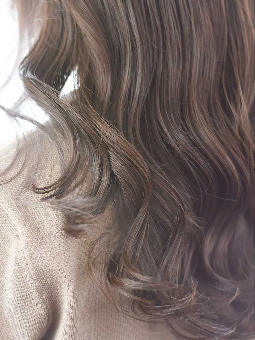 セミロング カラー 透明感カラー 韓国ヘア🇰🇷 Misuzuのヘアスタイル