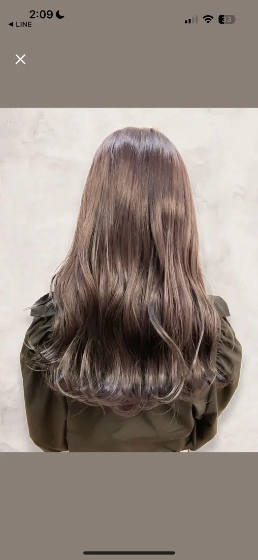 セミロング カット ヘアカラー トリートメント センター南 髪質改善 大引 優のヘアスタイル