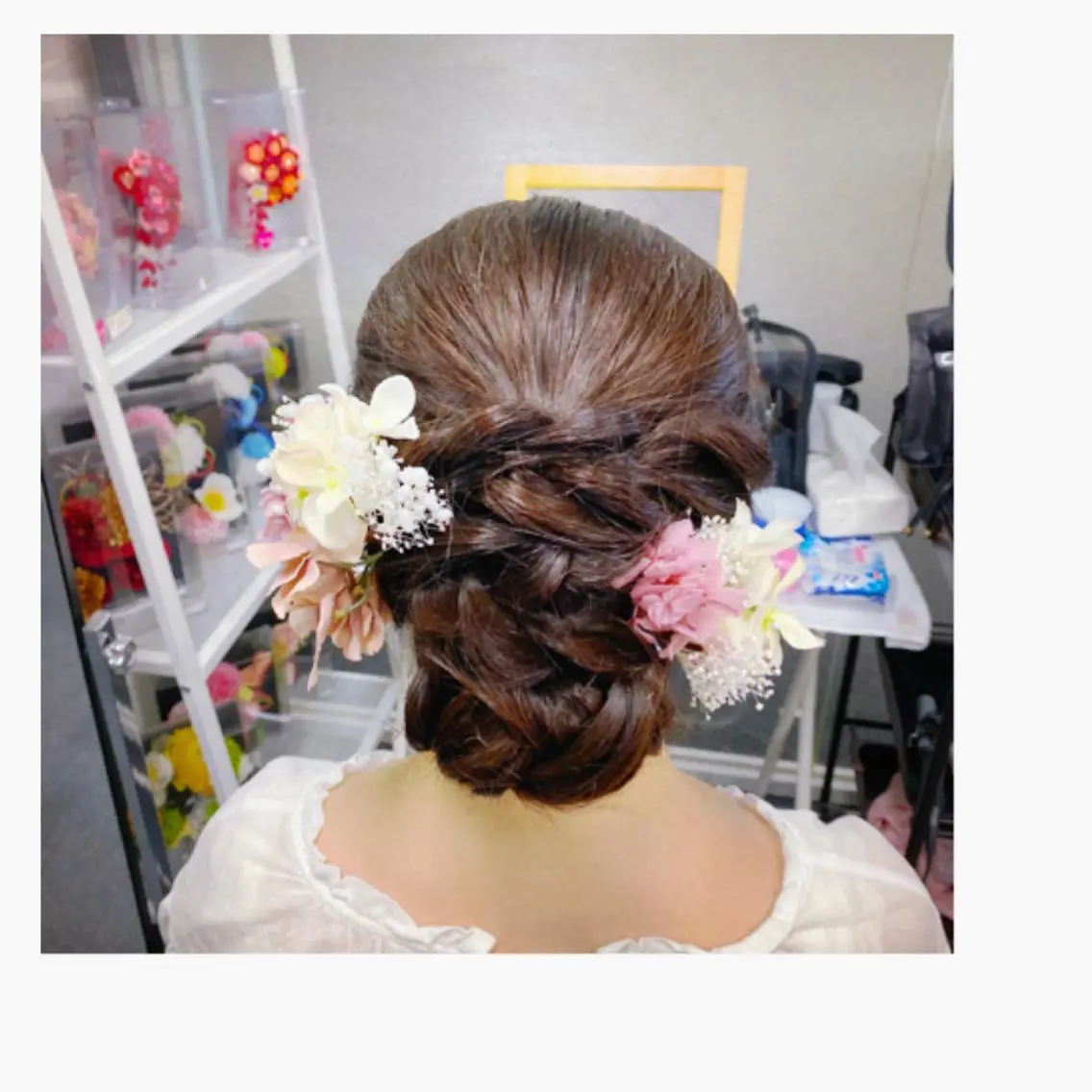 セミロング ヘアアレンジ 鈴木 沙羅のマツエク・マツパデザイン