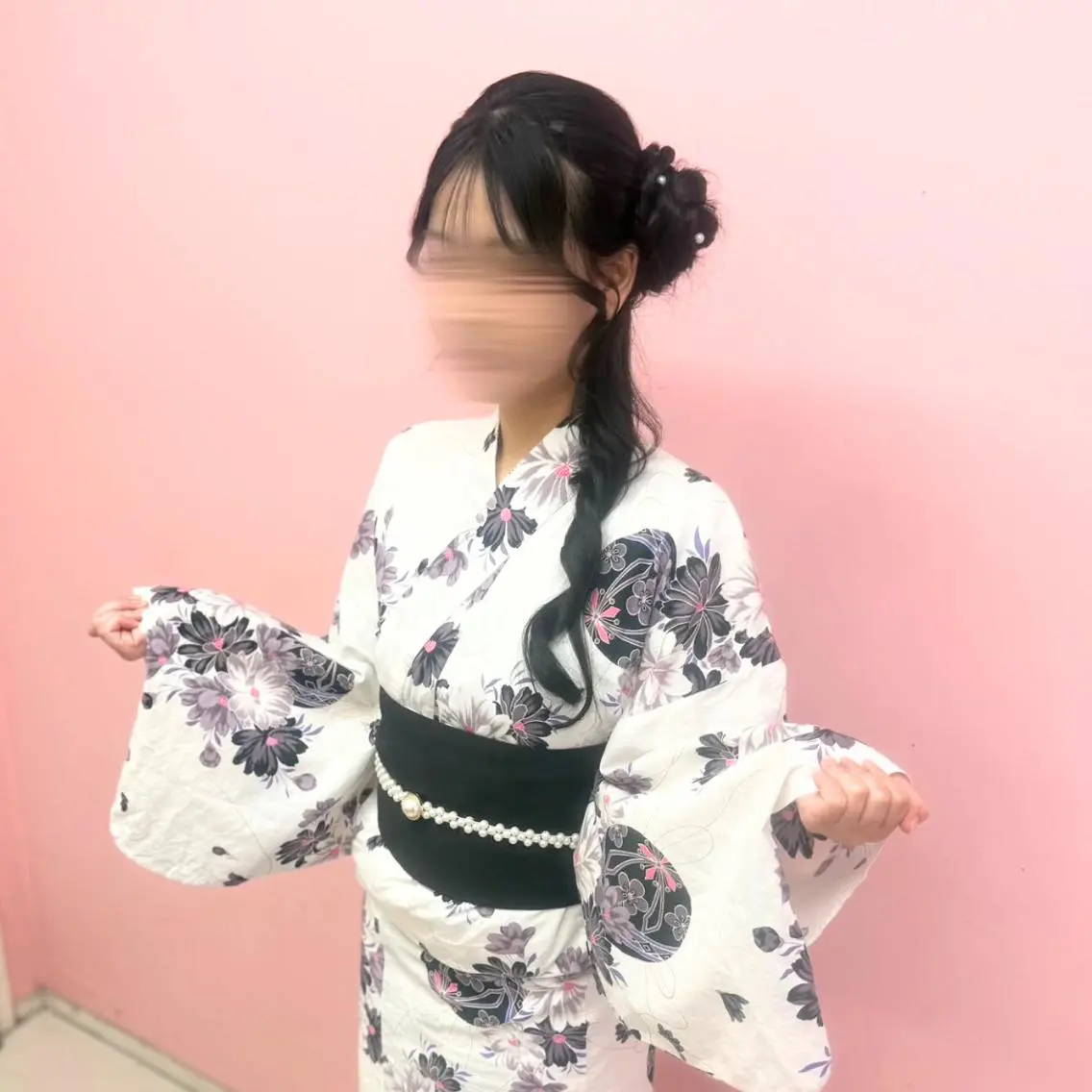 ❣️浴衣着付け+ヘアセット(6種類のヘアスタイルからお選び頂きます。)❣️ 待ち時間可能な方◎ ※補足説明必読の写真