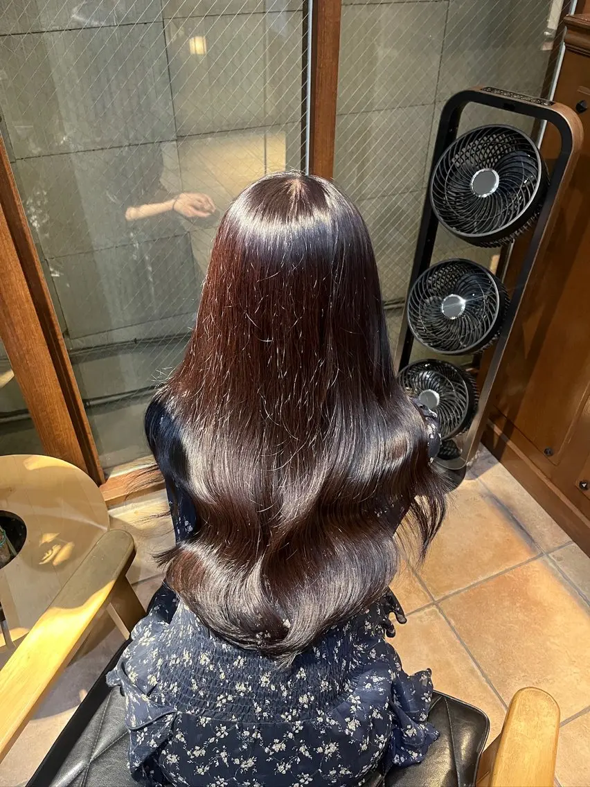 ロング カラー ナチュラル透明感 カラー/なお🍊のヘアスタイル
