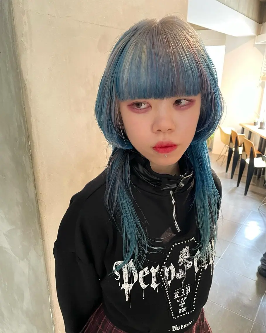 セミロング カラー カット ヘアカラー トリートメント 優作 〜圧倒的信頼〜のヘアスタイル