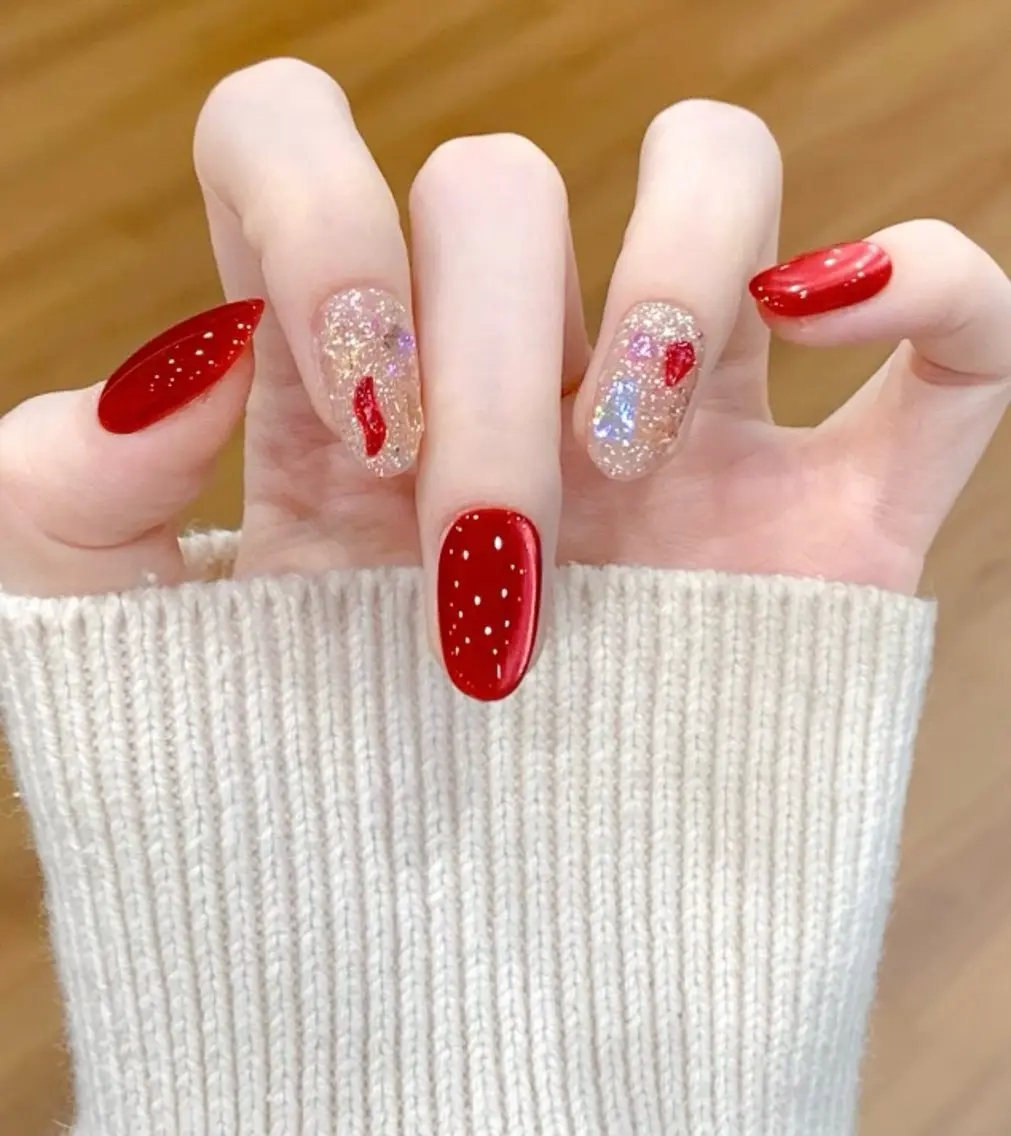 ネイル ハンドネイル H3 Nail Tsuki🦋💙のネイルデザイン