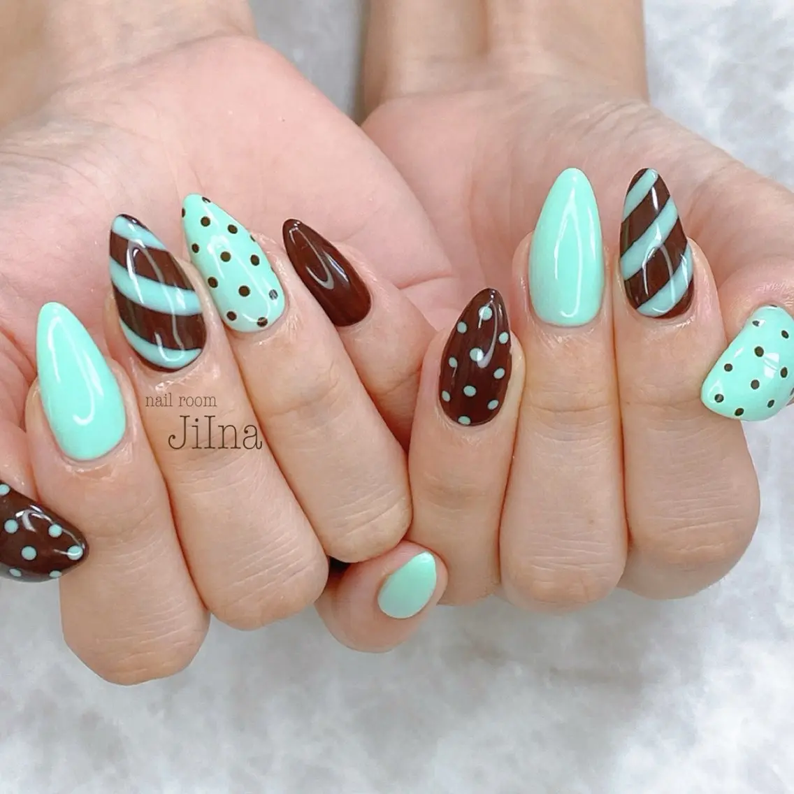 ネイル 持ち込み JiIna nailのネイルデザイン