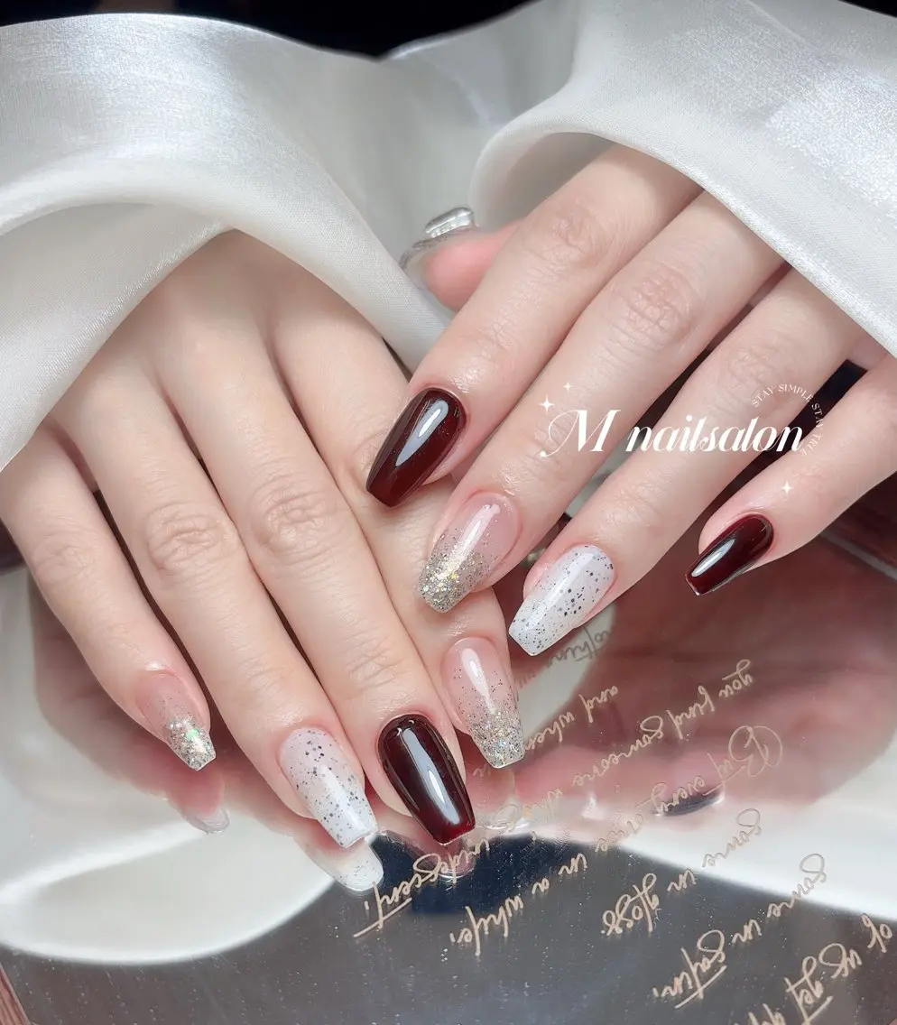 ネイル ハンドネイル M🌷nail 長さだし専門店のネイルデザイン