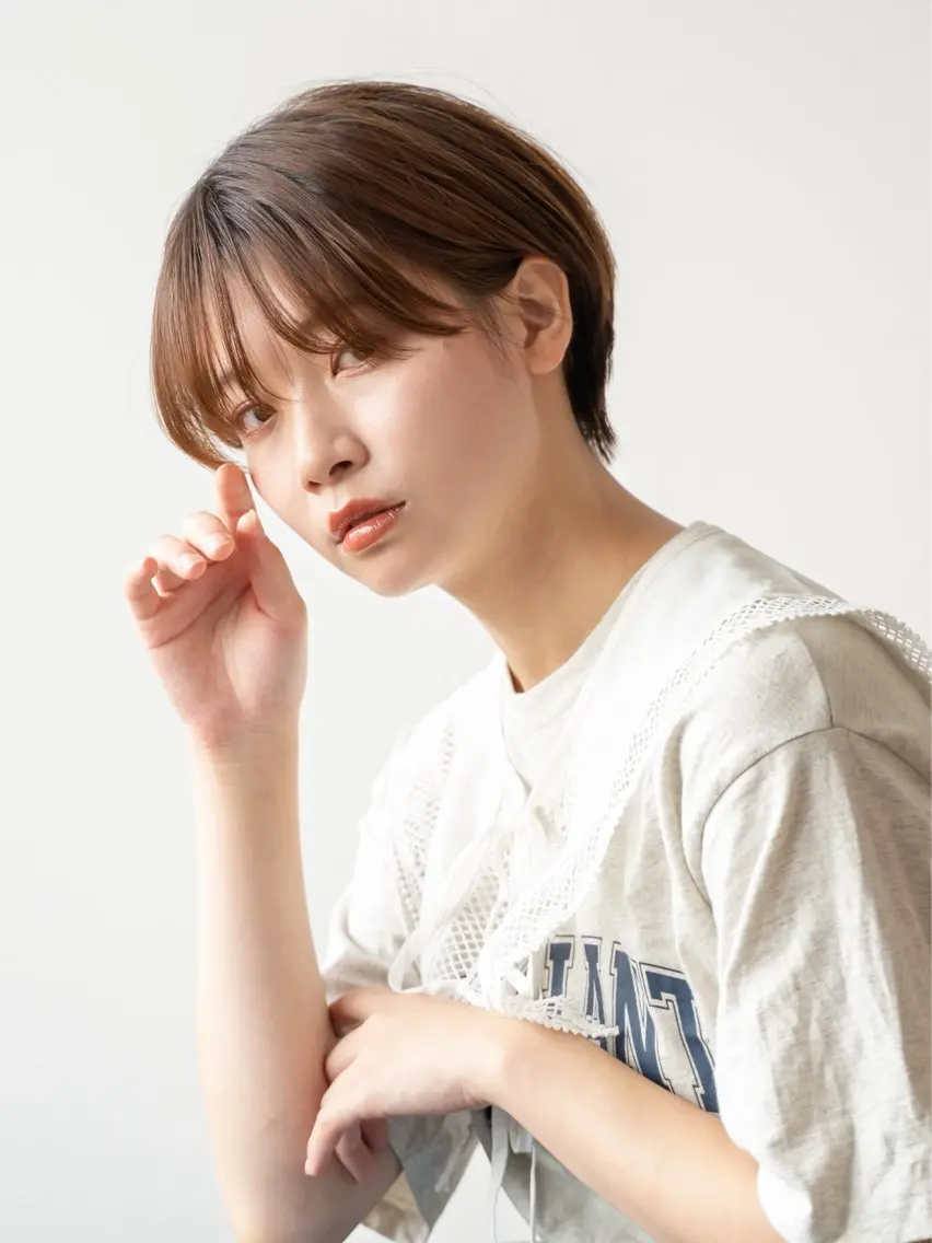 ショート ショートヘア カット ショートヘア🌴 新居 健のヘアスタイル