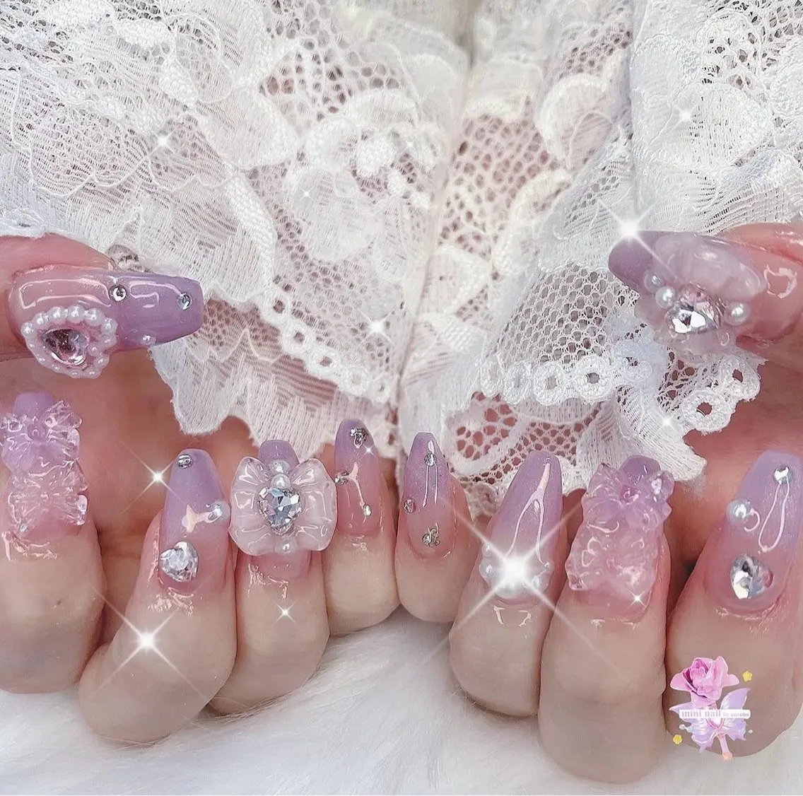 メンズ ネイル フレンチネイル ジェルネイル ワンホンネイル mini nailのネイルデザイン