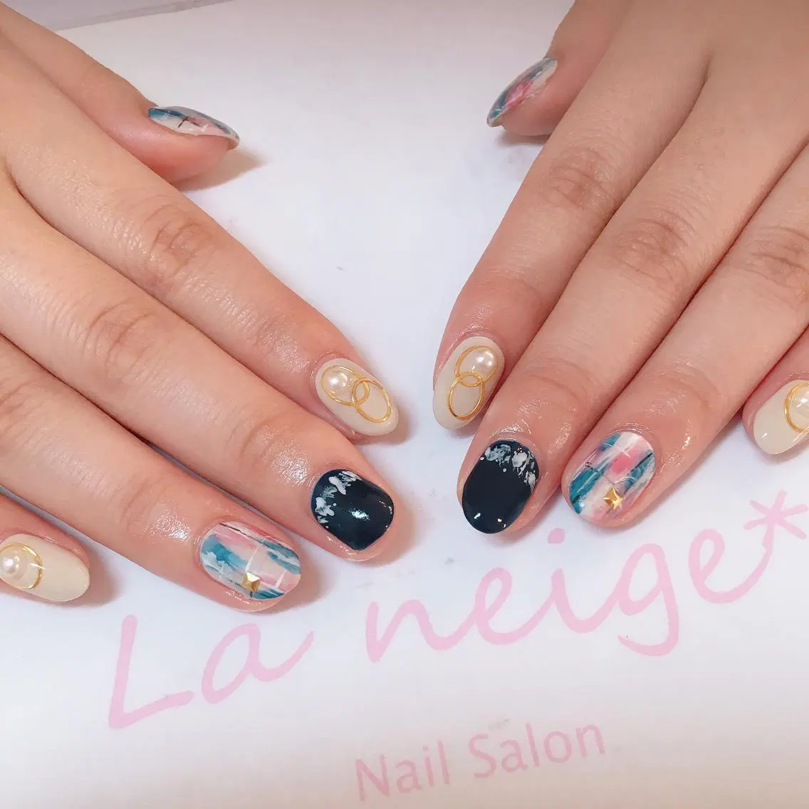 ネイル La neige* yuki 🐩🌙のネイルデザイン
