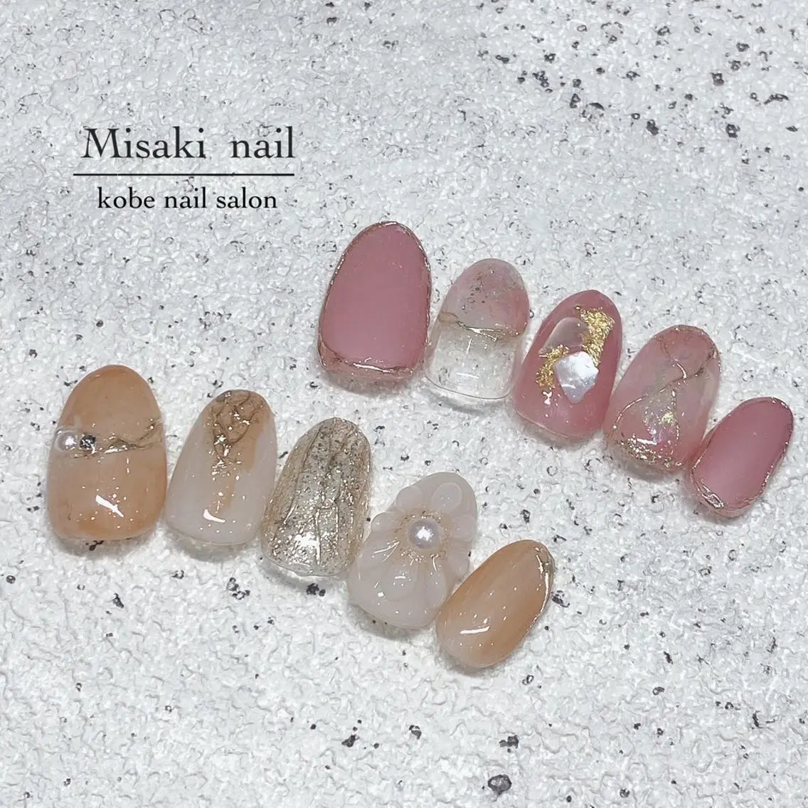 ネイル 韓国ネイル ワンホンネイル ハンドネイル nailsalon miinailsのネイルデザイン